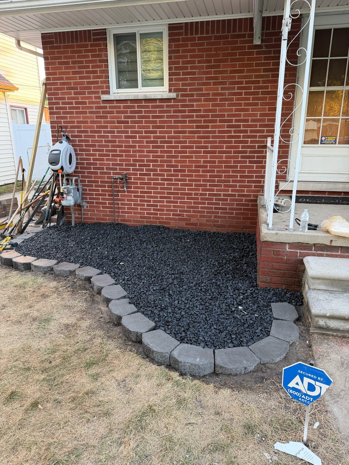 Foundation Bed Refresh — after, by Heights Yard Solutions