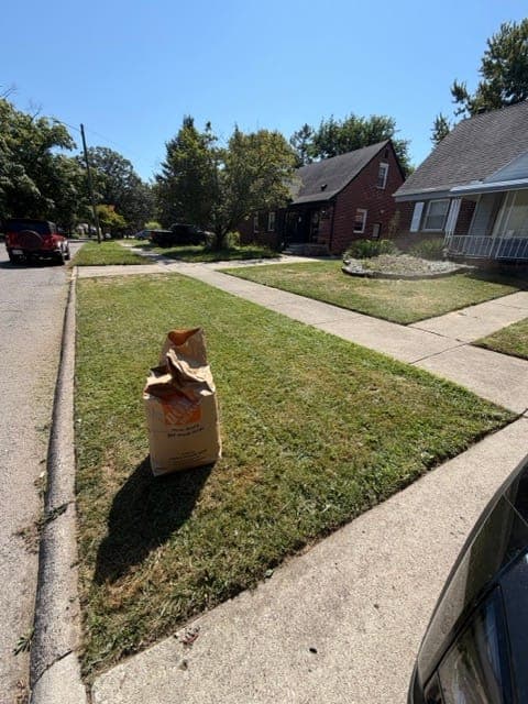Lawncare — Mow, Edge & Blow — after, by Heights Yard Solutions
